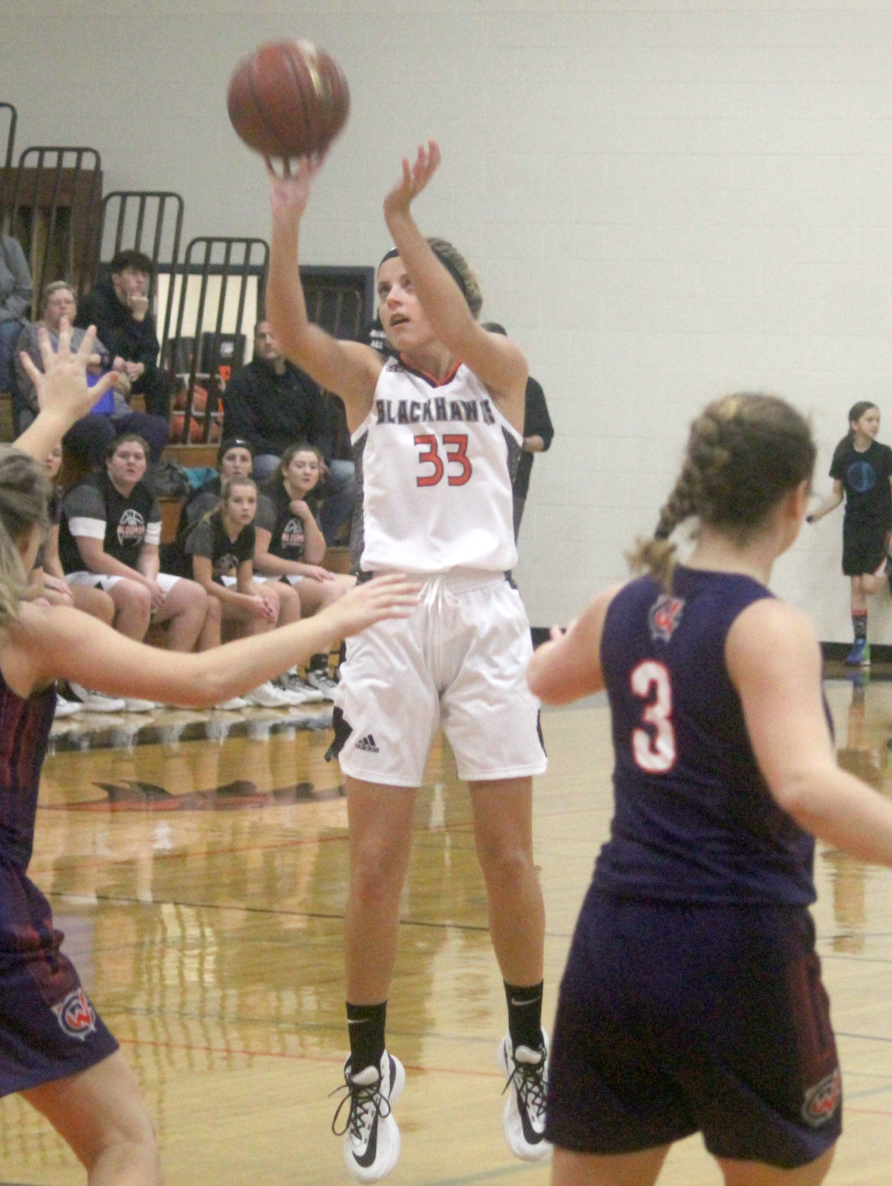 Chetek-Weyerhaeuser at Bloomer girls basketball 12-5-19